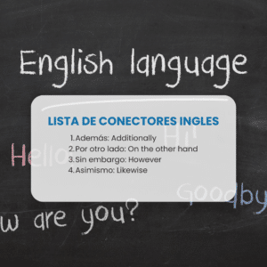 Lista de conectores ingles